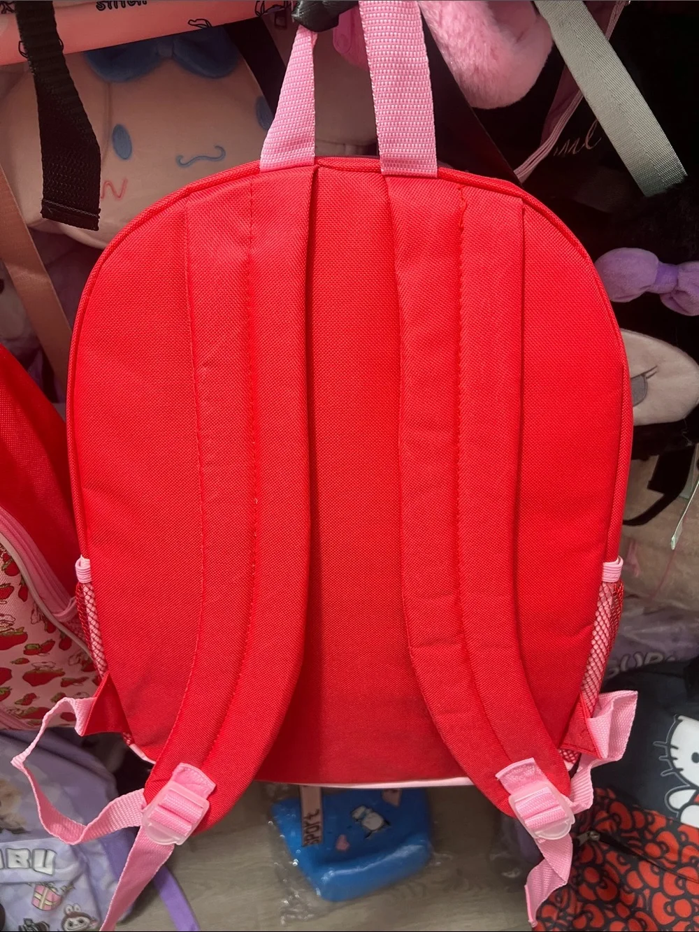 Kids Pink Strawberry Shortcake  Backpack